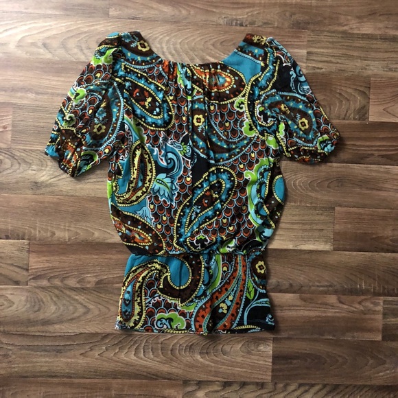 Multicolored Chiffon Shirt - Picture 3 of 3